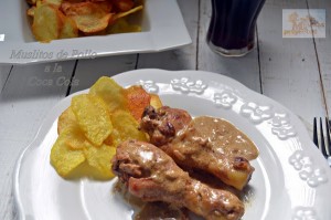 cuixes de pollastre al forn amb coca-cola