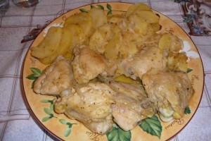 cuixes de pollastre al forn amb nata