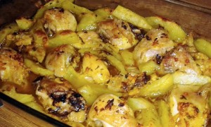 cuixes de pollastre al forn amb patates